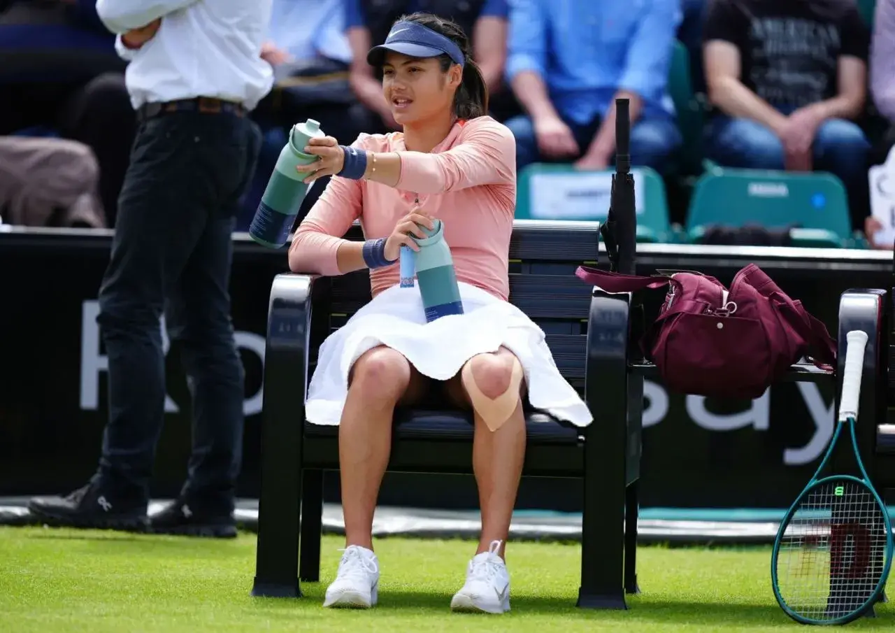 British tennis player Emma Raducanu Rothesay Open Semifinal in Nottingham